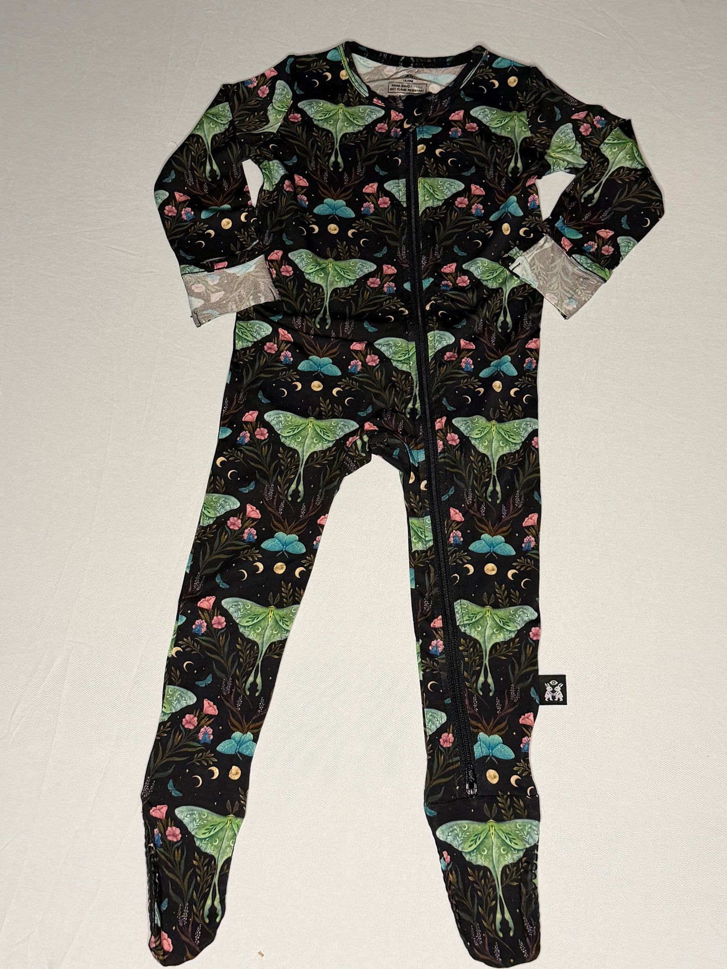 Two-Way Zipper Bamboo Footie Pajama - Luna & Forester